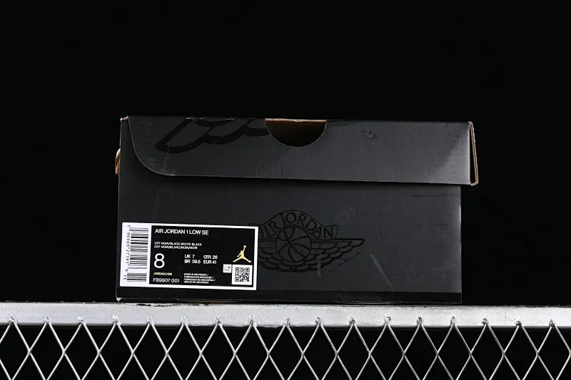 All categories Air Jordan Jordan series basketball shoes Air Jordan 1 Low G version pure original Air Jordan 1 Low AJ1 Joe 1 all black burst pattern low-top cultural casual sneakers FB9907-001